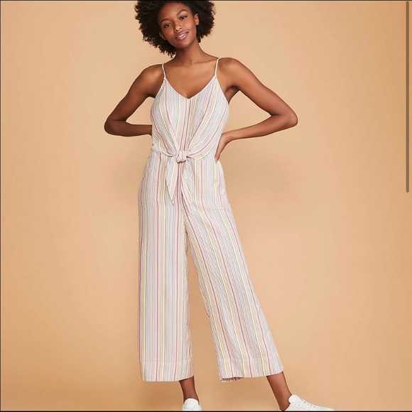 Lou & Grey NWOT Multicolored Jumpsuit with Pockets - Picture 1 of 4